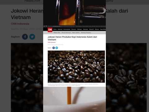 Pak Mulyono heran produksi kopi Vietnam lebih banyak dibanding Indonesia, ya gimana ya.., 