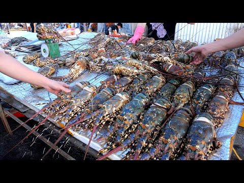 랍스터가 단돈 2만원! 미친 가격의 베트남 해산물부터 다양한 야시장 음식까지! / Vietnam Seafood and Night Market | Vietnam Street Food, 